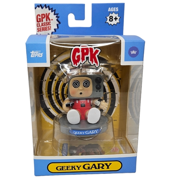 NIB Garbage Pail Kids Geeky Gary Figure Classic Vinyl Collect And Display Topps - Picture 1 of 10